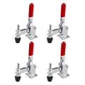 4 Pcs Push Pull Toggle Clamp, 200Lbs Holding Capacity, Antislip Horizontal Quick Release, Heavy Duty Toggle Clamp Tool, 102B - style: 102B, 4PK