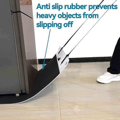 Oversized Large Appliance Slider with Pull Strap,Furniture Moving Slides for Floor Protection Premium Moving Mat for Tile Carpet and Hardwood Floor - size: 49" X 30" black