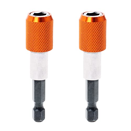 Magnetic Drill Bit Holder 2PCS 1/4" Quick Change Drill Adapter - size: 1/4