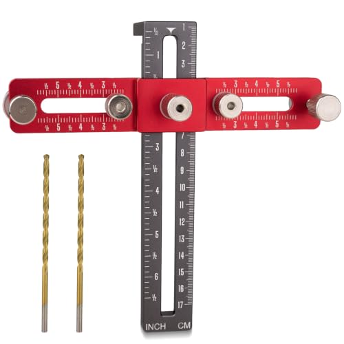 Cabinet Hardware Jig Template Tool for Handles Pulls and Drawers