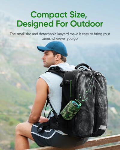Portable Bluetooth Speaker Beach Essentials: IPX5 Waterproof for Outdoor - color: Camo