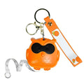 Cute Orange Owl Fashion Measuring Tape 79", Sewing Gifts w/Keychain - color: A21-Orange Owl
