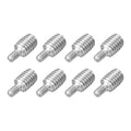 uxcell M4x6mm to M8x10mm Double End Threaded Stud Screw Bolt, 8Pcs 304 Stainless Steel Thread Reducer Adapter for Furniture Machinery Assembly Fastener - size: M4x6mm to M8x10mm