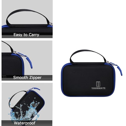 Tourmate Hard Case Compatible for Franklin Sensors ProSensor M90 / M150 Professional Stud Finder (Case Only) (Black + Blue) - color: Black&Blue