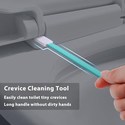 Lumkew Crevice Cleaning Brush Tool Toilet Seat Crack Gaps Cleaner, 40pcs