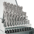 29Pcs (1/16" - 1/2") Brad Point Wood Drill Bit Set - size: Round Shank (1/16"-1/2") - 29pcs