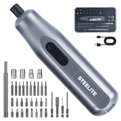 Electric Screwdriver Set, 35 in 1 Cordless Lithium Kit, 250 RPM, 2–10 N·m Torque, USB Rechargeable,Power Tool for Home Repair, Furniture Assembly, DIY Projects