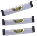 BETHEL 3 Packs Bubble Line Level String Tools, Aluminum Mini Leveler for Construction, Engineering, Camping, DIY Projects