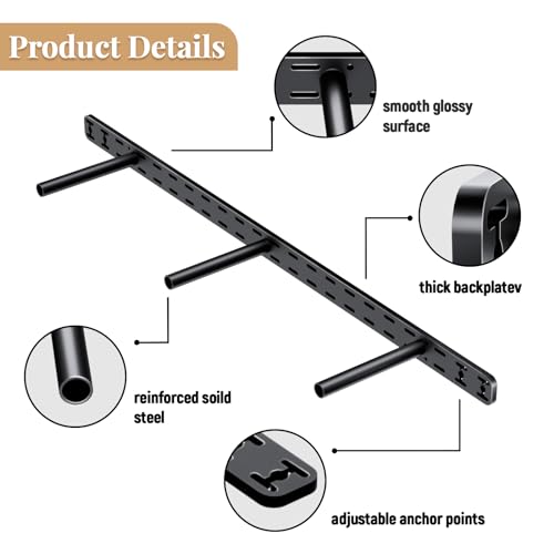 2pcs Floating Shelf Bracket Heavy Duty Hidden Metal Brackets for Shelf,Invisible Shelves Hardware Without Jig (16" x 8" x 1.5" Without Tools) - size: 16" x 8" x 1.5"
