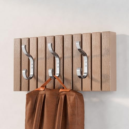 Coat Hooks Wall Mount,Heavy Duty Wall Hooks for Backpack,Towel,Silver 4 Pcs - color: Silver, size: 4 Pack