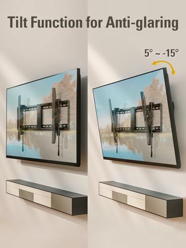 Mounting Dream TV Wall Mount for 42-86 Inch TVs, Tilting TV Mount Bracket - size: For 42"-86" TV