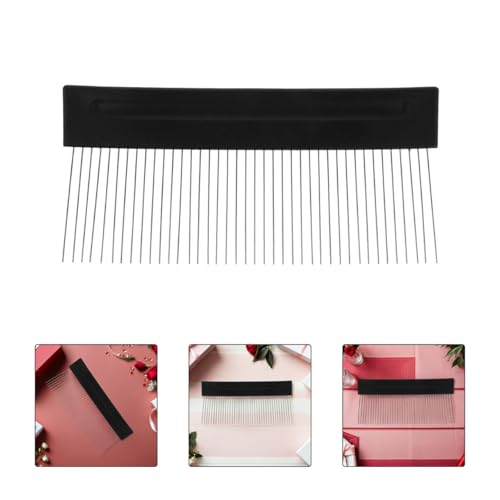 TEHAUX Stainless Steel Texture Comb - DIY Wall Scraper Tool - Paint Graining Comb For Plaster Art And Home Decoration - Pattern Maker For Textured Paint