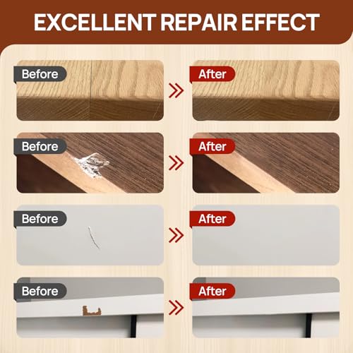 Boncart Wood Furniture Repair Kit, Wood Touch up Fillers - color: 5 Light Colors