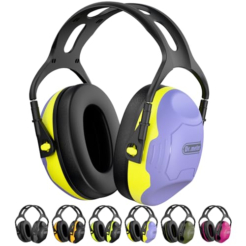 Dr.meter Noise Cancelling Headphones for Kids Adults Ear Protection C06 - color: Purple