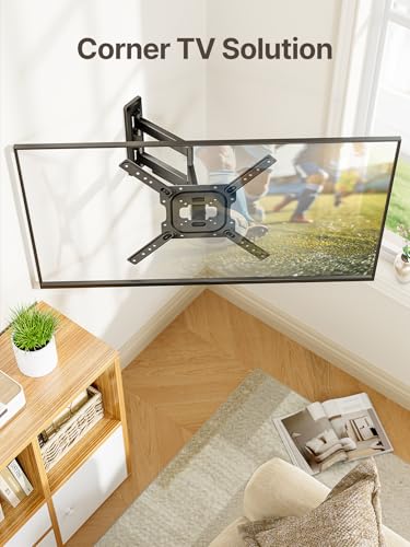 monTEK Full Motion TV Wall Mount Bracket for 23-65 Inch TVs up to 77 lb - size: 23"-65" Full Motion