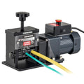 CREWORKS Automatic Wire Stripper Machine, 8 Channel Electric Wire Stripping Machine for 0.06 to 0.67 in. Copper Wires, Electric Cable Stripper Machine with 5 Blades and All-Copper Motor for Recycling