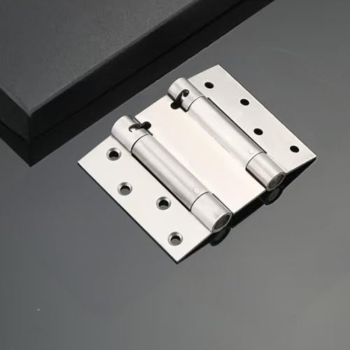 4-inch Double-Acting Spring Door Hinges, Heavy-Duty Ball-Bearing self-Closing Stainless Steel Double-Acting Spring Hinges, 2 Pieces