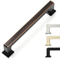 9BUILD 10 Pack 5 Inch Oil Rubbed Bronze Cabinet Pulls,Kitchen Hardware - color: Oil Rubbed Bronze, size: 5"/128MM Hole Center