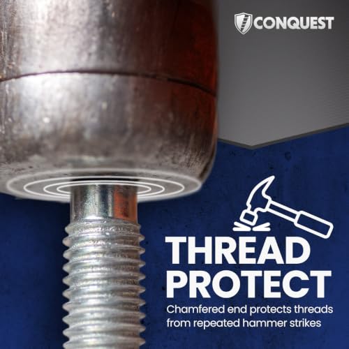 Conquest 304 Stainless Steel Wedge Anchors for Concrete 1/2” x 3-3/4” - size: 1/2" x 3-3/4"