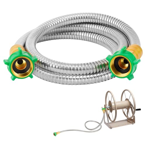 5ft Short Garden Hose with Double Female Connectors - size: 5ft