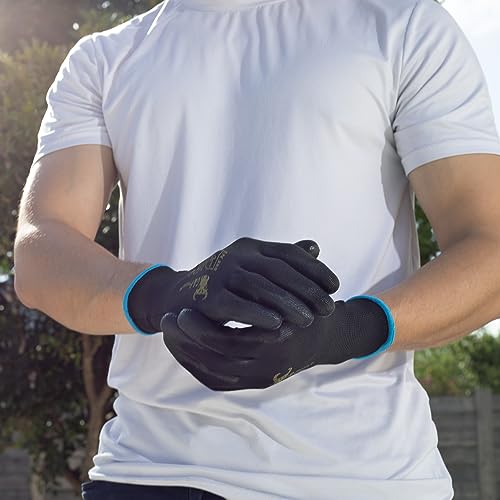 G & F Products Polyurethane-Coated Work Gloves for Men, 12-Pair - size: X-Large