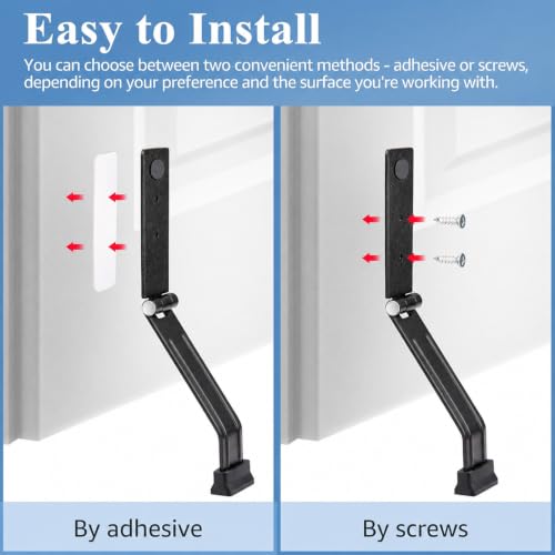 Metal Kickdown Door Stopper for Bottom of Door - style: 1 Pack