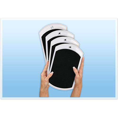 Furniture Slides for Carpet, Professional (11” x 7”) - Easily Move Sofas, Loveseats, Cabinets, Bookcases, and More (4 Slides per Set) (Pack of 2) - size: 11" x 7" (Pack of 2)