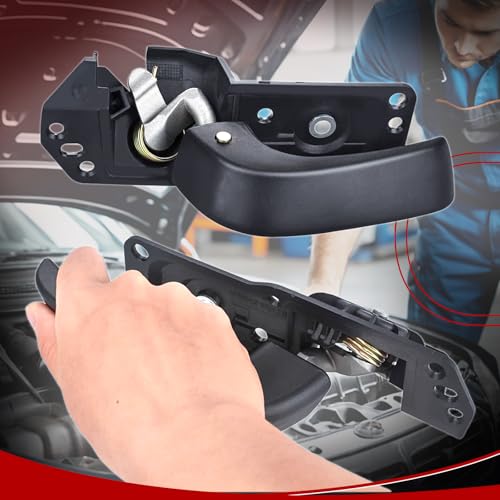 FAERSI Interior Door Handle Kit Front/Rear Right Passenger Side for 2007-2014 Chevy Silverado, Tahoe, Suburban, Avalanche, GMC Sierra, Yukon, Yukon XL, Cadillac Escalade Replaces# 20833602, 80375 - color: Right Passenger Side