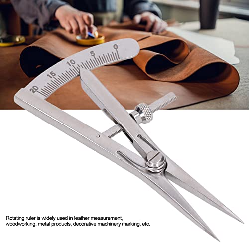 Marking Gauge, Stainless Steel Scribe Tool, Caliper Measuring Tool for Leather Trimming Projects