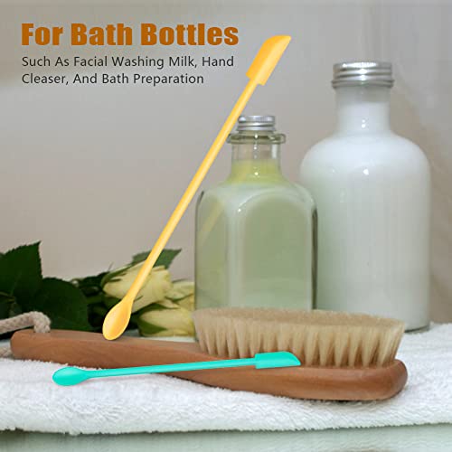 Silicone Spatula Set 3Pcs, Mini Jar Scraper for Makeup & Food - color: Color #3