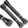 2 Pack Black Small Tension Curtain Rod 16-26 Inch - color: Black 2 Pack, size: 16-26"