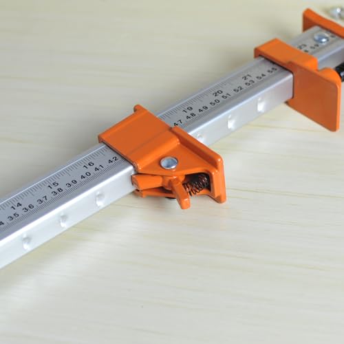 FEIRONG 36-inches Bar Clamps with 2-Pack, 330LB Load Limit with Built-in Ruler, 90° Angled Jaws for DIY Projects & Cabinet Installation - size: Orange 36-inch 2 Pack