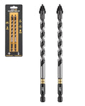 toolant 3/8" Serrated Eccentric Masonry Drill Bits, 2-Piece Set - size: 3/8"(2pcs)