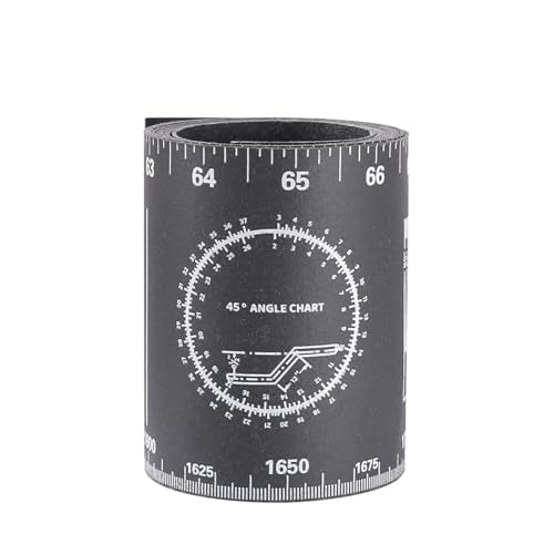 Pipe Measure Tool,Flex Angle Measuring and Marking Gauge,White,71.26 inche - size: 71.26 inches