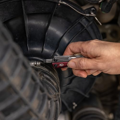Gerber Dime 12-in-1 Mini Multitool Pliers, Pocket Knife, Bottle Opener, Red - color: Red, size: Single