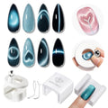 Modelones Cat Eye Magnet 5D Nail Magnet for Cateye Gel Polish Nail Stuff - color: A Rotating Cat Eye Magnet