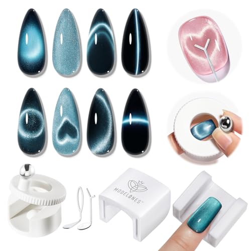 Modelones Cat Eye Magnet 5D Nail Magnet for Cateye Gel Polish Nail Stuff - color: A Rotating Cat Eye Magnet