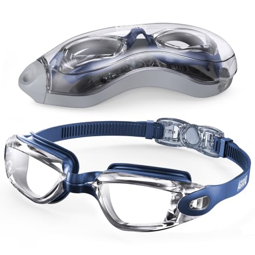 Aegend Swim Goggles, Swimming Goggles No Leaking Full Protect Adult Youth - color: Black Blue
