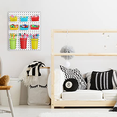 Yookeer 20 Pcs Pegboard Bins and Cups Accessories with Hooks, Mixed Color - color: Mixed Color