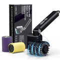 Electric Grill Brush, Cordless Automatic BBQ Grill Cleaner - color: Black