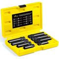 Topec 8Pcs Spline Lug Nut Socket Set | 5, 6, 7, 12 Spline Locking Lug Nut Key, Universal Wheel Lock Removal Kit, Wheel Lock key Set for Car, CR-MO Steel (Not for Hex, Deep, Large-Size, and 10-Spline) - size: 8 piece