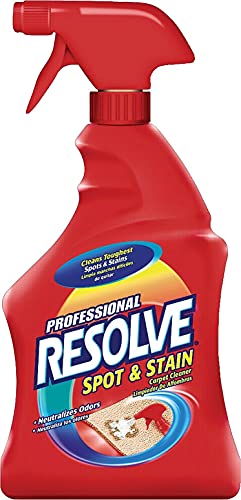 Resolve Carpet Cleaner Spray, Stain & Spot Remover for Carpet, 32 Fl Oz - size: 32 Fl Oz (Pack of 1)