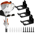 JNIHEEP Garage Organizer Trimmer Rack,Garden Power Tool Hanger,3 Pack,Black - color: Black 3 Packs