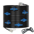 50 Feet Multi Outlet Extension Cord 12 Gauge 7 Nema 5-15R Outlets - size: 12 Gauge 50FT 7 Outlets