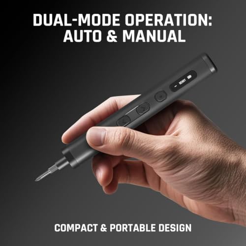 GRENPRO 78-in-1 Precision Cordless Electric Screwdriver, with LED Display - color: Gray