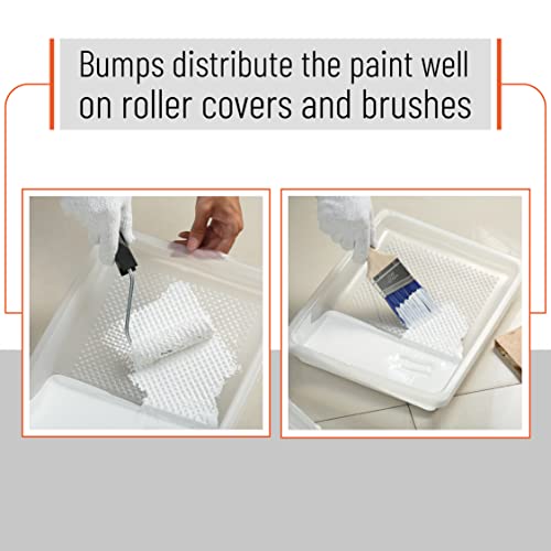 Bates Choice- Paint Tray Liner, White Paint Pans Trays, Pan Liners, 9 Inch, 10 pcs - color: White, size: 10 Pack 9 Inch