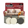 Yelanon Furniture Sliders 20 Pcs 3.5" Round Beige for Carpet - size: 20pcs 3.5” Round Beige