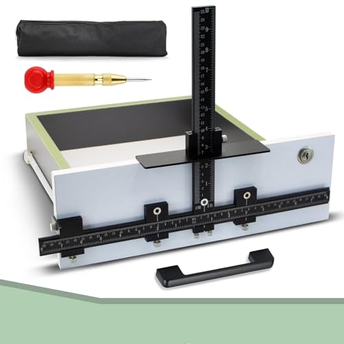 Haootadiy Cabinet Hardware Jig,Aluminum Cabinet Handle jig,Cabinet Hardware Template for Handle Pull Knob - color: Black