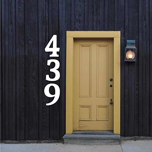 14 Inch Wooden Numbers 4, Unfinished Wood Numbers Cutout for DIY Crafts - color: 4, size: 14 Inch