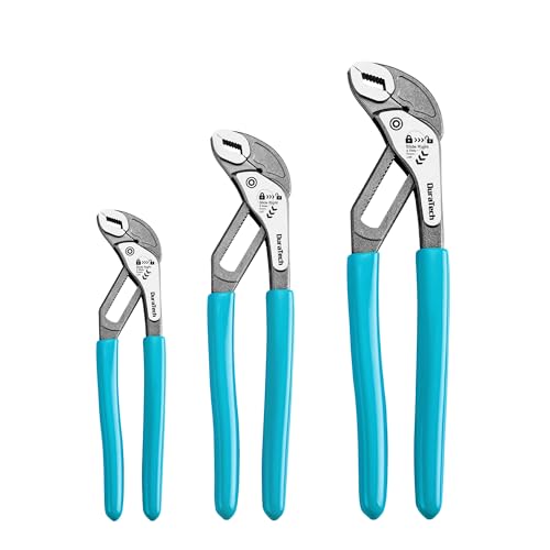 DURATECH 3-Piece Water Pump Pliers Set(8", 10", 12"), Groove Joint Pliers - style: 8"&10"&12"
